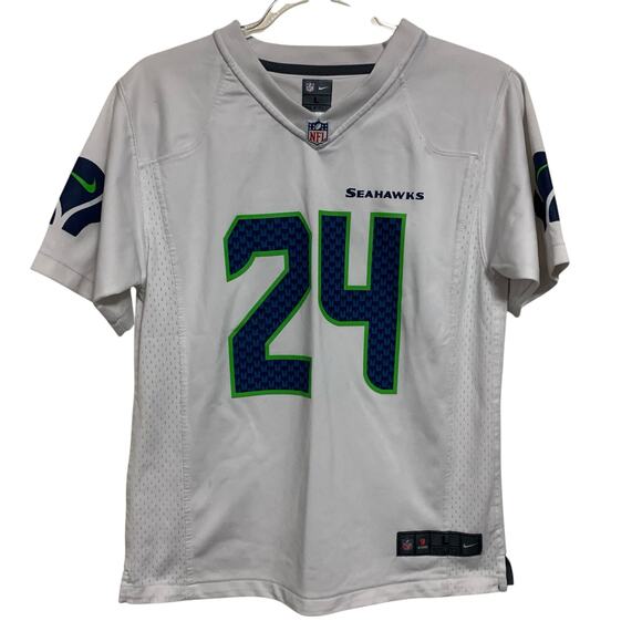 Nike Other - Nike NFL Seattle Seahawks On Field Marshawn Lynch #24 Jersey Boys Size L
